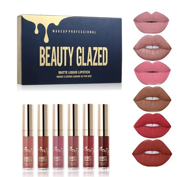 6 Colors Lipstick Moisturizer Lipgloss Waterproof Long-lasting Easy to Wear Lipsticks Nude Makeup Lips kit Lip Gloss batom
6 Colors Lipstick Moisturizer Lipgloss Waterproof Long-lasting Easy to Wear Lipsticks Nude Makeup Lips kit Lip Gloss batom