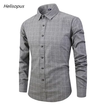 Helisopus Vintage Cotton Slim Shirts Men 2020 Spring England Style Men's Plaid Casual Shirts
Helisopus Vintage Cotton Slim Shirts Men 2020 Spring England Style Men's Plaid Casual Shirts