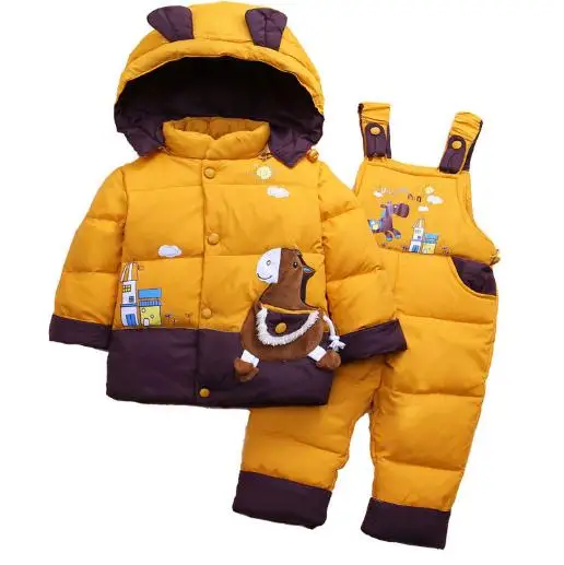 Зимняя детская одежда для девочек/пуховое пальто мальчиков теплая Зимний