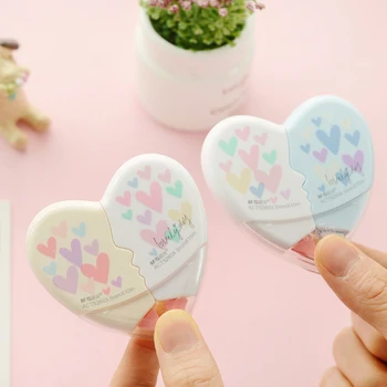 1 Pair 10m Heart Shape Correction Tape Portable Cute Student School Stationery Office Supplies Tool Correction Belt
1 Pair 10m Heart Shape Correction Tape Portable Cute Student School Stationery Office Supplies Tool Correction Belt