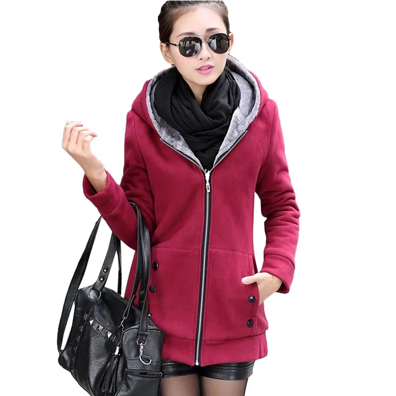 Autumn Winter Coat Women Hoodies Fashion Casual Zipper Hooded Jacket Sweatshirt female Vintage Plus Size Hoodies Sweatshirts
Autumn Winter Coat Women Hoodies Fashion Casual Zipper Hooded Jacket Sweatshirt female Vintage Plus Size Hoodies Sweatshirts
