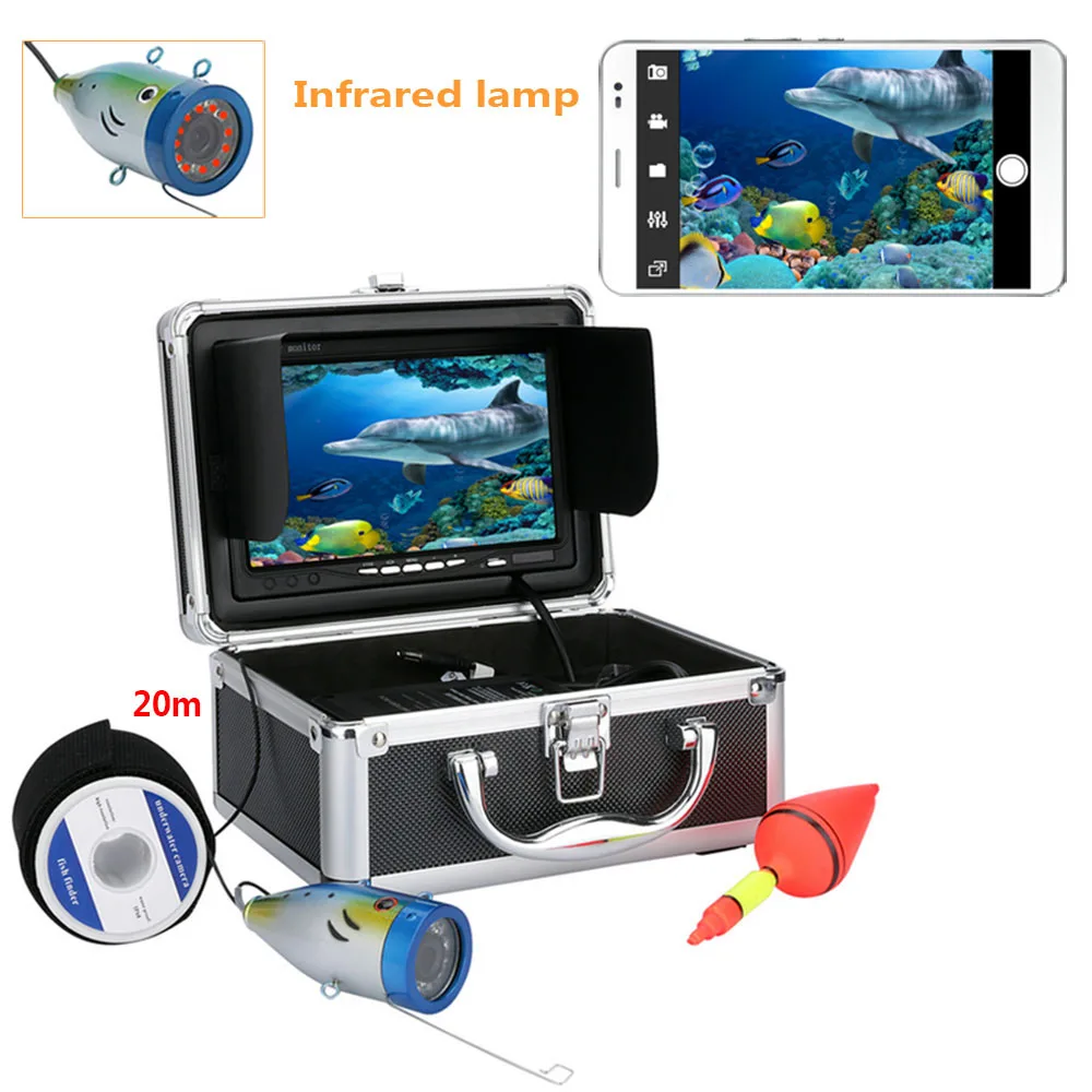 YobangSecurity 1000TVL Underwater Fishing Camera Fish Finder 7"Inch Video Camera Monitor Anti Sunshine Infrared LED light Lamp
YobangSecurity 1000TVL Underwater Fishing Camera Fish Finder 7"Inch Video Camera Monitor Anti Sunshine Infrared LED light Lamp