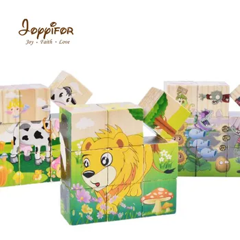 FGHGH 9PCS/Sets 3D Wooden Puzzle Animals Puzzle Baby Toys 6 Sides Jigsaw Education Learning Classic Toys Tangram Children Game
FGHGH 9PCS/Sets 3D Wooden Puzzle Animals Puzzle Baby Toys 6 Sides Jigsaw Education Learning Classic Toys Tangram Children Game