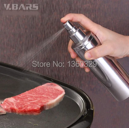 

High Quality Stainless Steel Oil Spray for Cooking Sushi Barbecue Cake Baking Fried Dishes Makeups as Cooking Tools Freeshipping