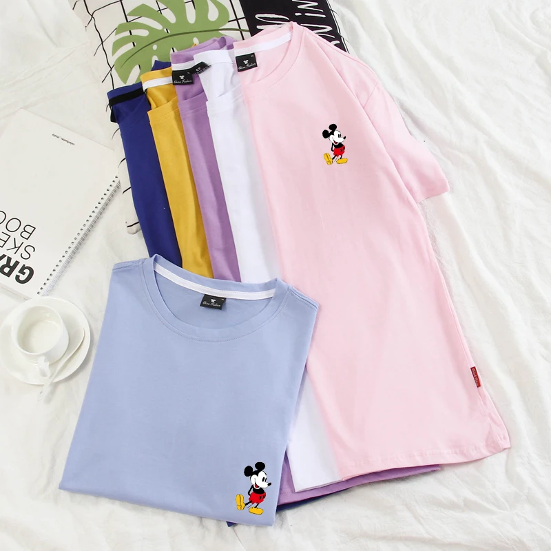 New Mickey Print Tees Mouse T-shirt Men Top Hip Hop Casual cartoon Tshirt Homme Pure Cotton Women Lovers T Shirt S-4XL 10 Colors
New Mickey Print Tees Mouse T-shirt Men Top Hip Hop Casual cartoon Tshirt Homme Pure Cotton Women Lovers T Shirt S-4XL 10 Colors