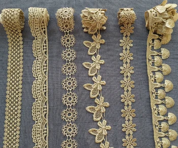 2019New Style! High Quality GOLD Fabric Lace Ribbon Wide14.3cm DIY Wedding Dress Headdress and Lace Dress 1yards/lot Embroidery
2019New Style! High Quality GOLD Fabric Lace Ribbon Wide14.3cm DIY Wedding Dress Headdress and Lace Dress 1yards/lot Embroidery