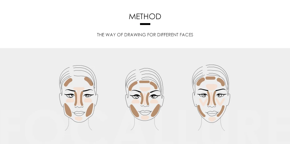 FOCALLURE Highlighter Pen Face Concealer Contouring Bronzer Brighten 3D Contour Makeup Glow Highlighter Stick FOCALLURE Highlighter Pen Face Concealer Contouring Bronzer Brighten 3D Contour Makeup Glow Highlighter Stick