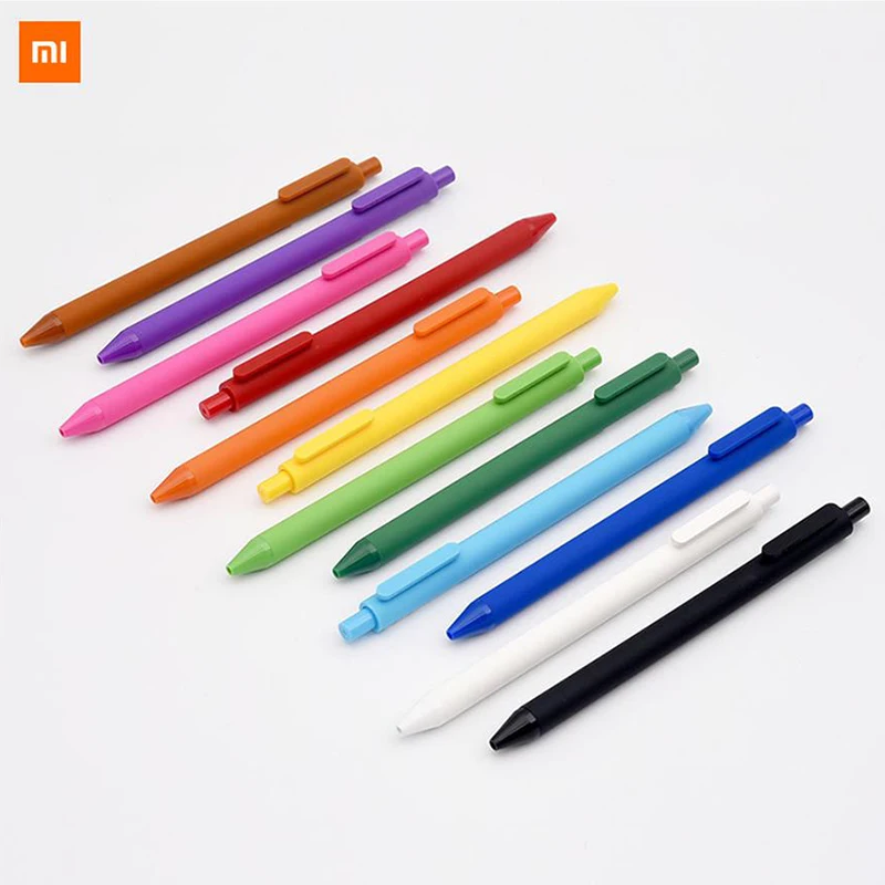 Xiaomi KACO гелевая ручка Шариковая точка для школы Официальный знак Подпись Радуга