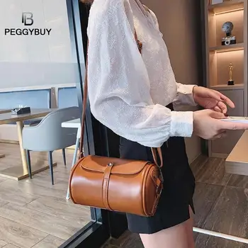 Vintage Women Satchel PU Leather Shoulder Messenger Crossbody Bags Solid Color Women Men Crossbody Bags Small handbags
Vintage Women Satchel PU Leather Shoulder Messenger Crossbody Bags Solid Color Women Men Crossbody Bags Small handbags