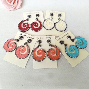 5 Pairs Carvings Resin flower Earring,Pave Crystal Rhinestone Drop Dangle Jewelry For Women Bohemia Earrings ER437
5 Pairs Carvings Resin flower Earring,Pave Crystal Rhinestone Drop Dangle Jewelry For Women Bohemia Earrings ER437