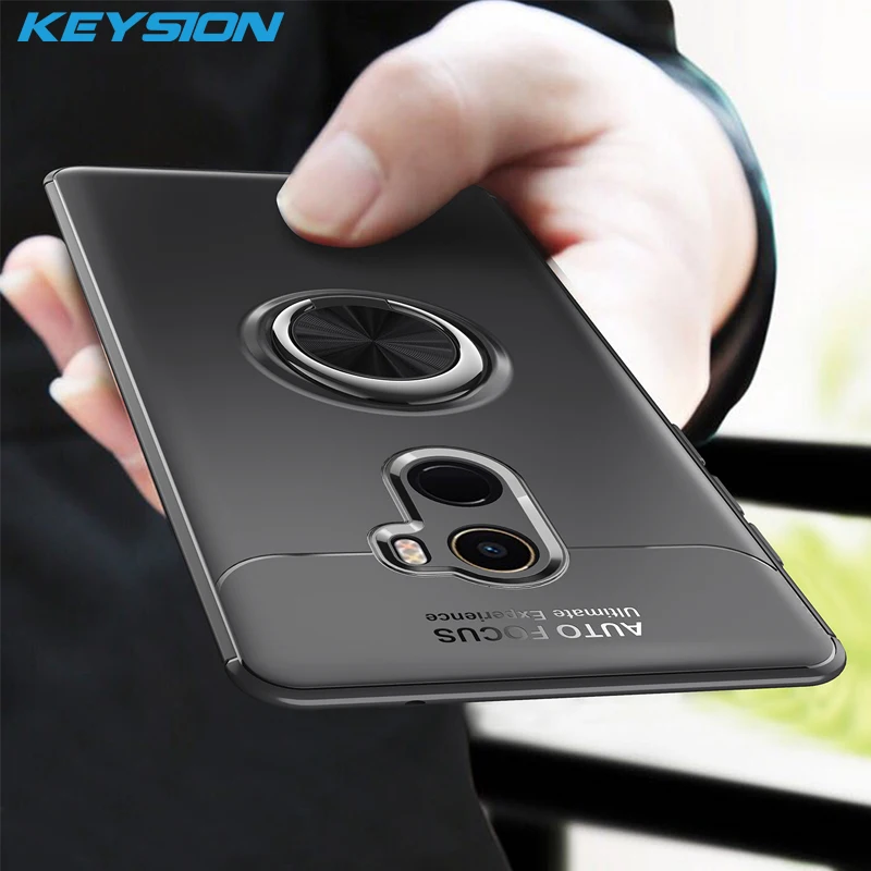 KEYSION Ring Holder Phone Case For Xiaomi Mi Mix 2 2S A2 Redmi Note 6 Pro 5 Pro F1 Magnetic Car Stand Soft Silicone Matte Cover
KEYSION Ring Holder Phone Case For Xiaomi Mi Mix 2 2S A2 Redmi Note 6 Pro 5 Pro F1 Magnetic Car Stand Soft Silicone Matte Cover