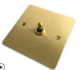 86 Hotel Loft Style Brass Wire Drawing Panel Wall Switch Panel Metal Dial Rod Retro Switch Socket
86 Hotel Loft Style Brass Wire Drawing Panel Wall Switch Panel Metal Dial Rod Retro Switch Socket