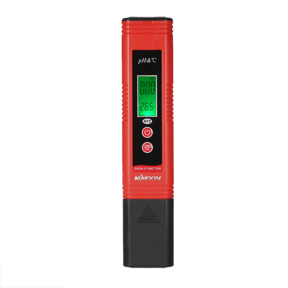 KKmoon pH Meter pH-007 Pen-Type Water Tester with Automatic Temperature Detector Compensation ATC Function Auto Calibration | Инструменты