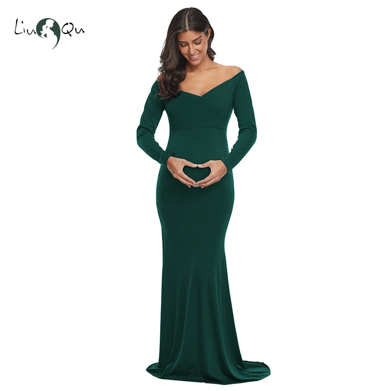 Baby Shower Maxi Photography Props Maternity Clothes Pregnancy Dresses for Photo Shoot V neck Long Dress Long Sleeve Dress
Baby Shower Maxi Photography Props Maternity Clothes Pregnancy Dresses for Photo Shoot V neck Long Dress Long Sleeve Dress