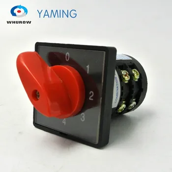 4 position rotary switch 380V 20A 2 phases electric motor selector control cam switch Manufacturing HZ5B-20/2 red handle
4 position rotary switch 380V 20A 2 phases electric motor selector control cam switch Manufacturing HZ5B-20/2 red handle