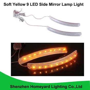 Homeyard 2pc Waterproof 12V Soft Yellow 9 LED Side Mirror Lamp Light Turn Signal Direction Blinker Kit
Homeyard 2pc Waterproof 12V Soft Yellow 9 LED Side Mirror Lamp Light Turn Signal Direction Blinker Kit