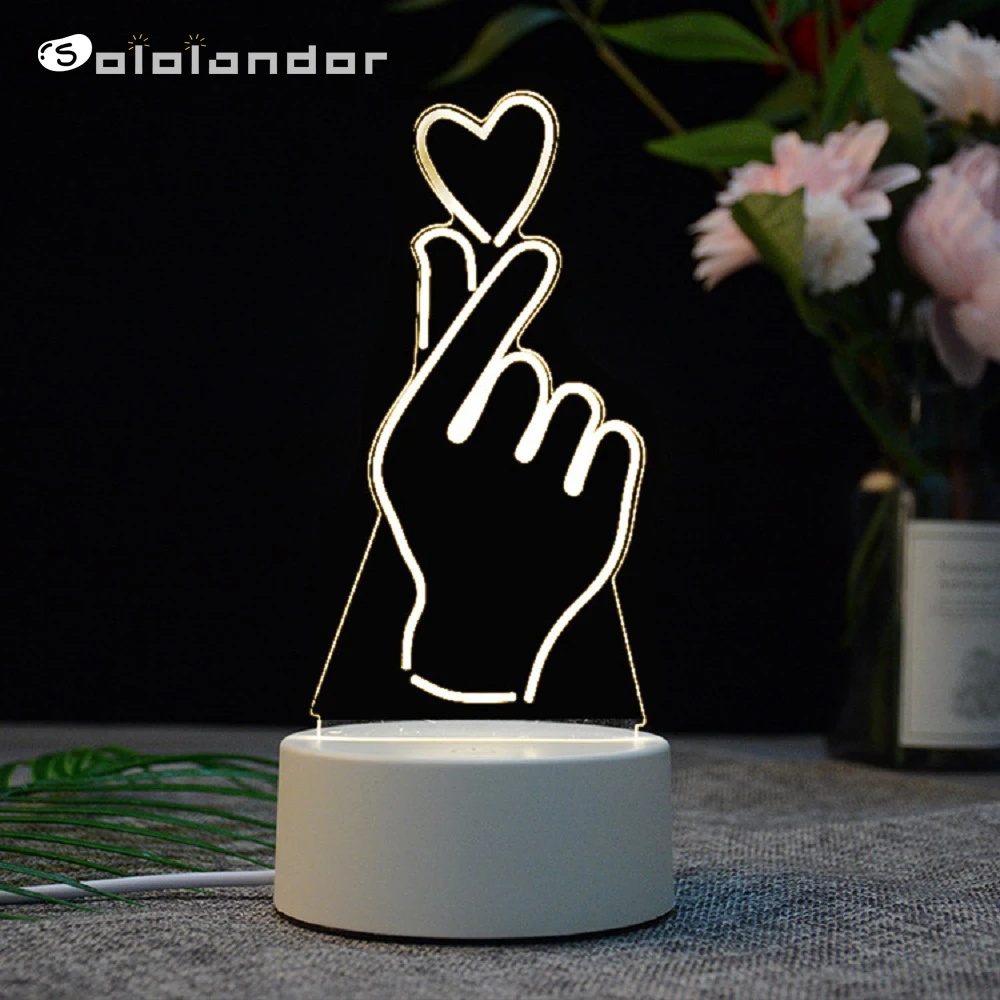 SOLOLOANDOR 3D LED Lamp Creative 3D LED Night Lights Novelty Illusion Night Lamp 3D Illusion Table Lamp For Home Decorative
SOLOLOANDOR 3D LED Lamp Creative 3D LED Night Lights Novelty Illusion Night Lamp 3D Illusion Table Lamp For Home Decorative