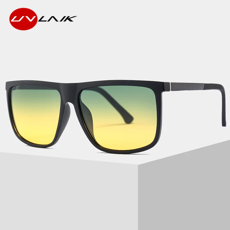 UVLAIK Drivers Day and Night Vision Goggles Sunglasses Men Polarized Driving Glasses Square Anti glare Polarizer Sunglass
UVLAIK Drivers Day and Night Vision Goggles Sunglasses Men Polarized Driving Glasses Square Anti glare Polarizer Sunglass
