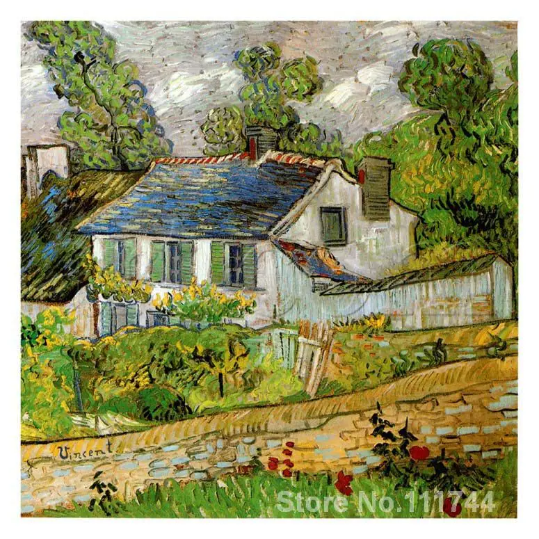 Impressionist painting Maison a Auvers Vincent Van Gogh art home decor Handmade High quality
Impressionist painting Maison a Auvers Vincent Van Gogh art home decor Handmade High quality