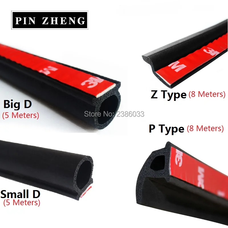 5mBig D+5mSmall D+8mZ Type+8mP Type Car Door Seal Strip Waterproof Trim noise Insulation Soundproof Strip Accessories Car Style
5mBig D+5mSmall D+8mZ Type+8mP Type Car Door Seal Strip Waterproof Trim noise Insulation Soundproof Strip Accessories Car Style