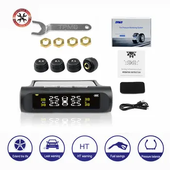 Professional Solar TPMS Car Tire Pressure Alarm Monitor System Display 4 External Sensors Temperature Warning Fuel Save
Professional Solar TPMS Car Tire Pressure Alarm Monitor System Display 4 External Sensors Temperature Warning Fuel Save