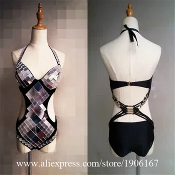 new female singer stage show jumpsuits costume slim sexy dj ds clothing mirror sequins bodysuit dance wear
new female singer stage show jumpsuits costume slim sexy dj ds clothing mirror sequins bodysuit dance wear