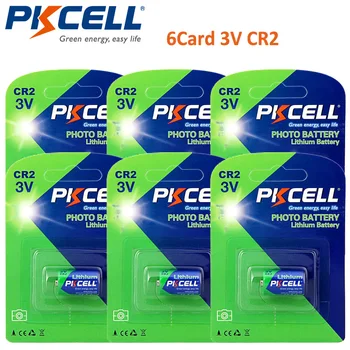 6Pack/6Pcs PKCELL 850MAH 3V CR2 Photo Battery CR 15270 CR 15266 Lithium Non-rechargeable Batteries for Cameras
6Pack/6Pcs PKCELL 850MAH 3V CR2 Photo Battery CR 15270 CR 15266 Lithium Non-rechargeable Batteries for Cameras
