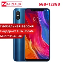 Global Version Xiaomi Mi 8 6GB RAM 128GB ROM Snapdragon 845 6.21"2248x1080 Dual Rear Camera 12MP Front Camera 20MP(China)