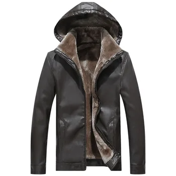Winter Men's Leather Jacket Warm Thick PU Coat Male Thermal Fleece Jackets Faux Leather Men Brand Clothing
Winter Men's Leather Jacket Warm Thick PU Coat Male Thermal Fleece Jackets Faux Leather Men Brand Clothing