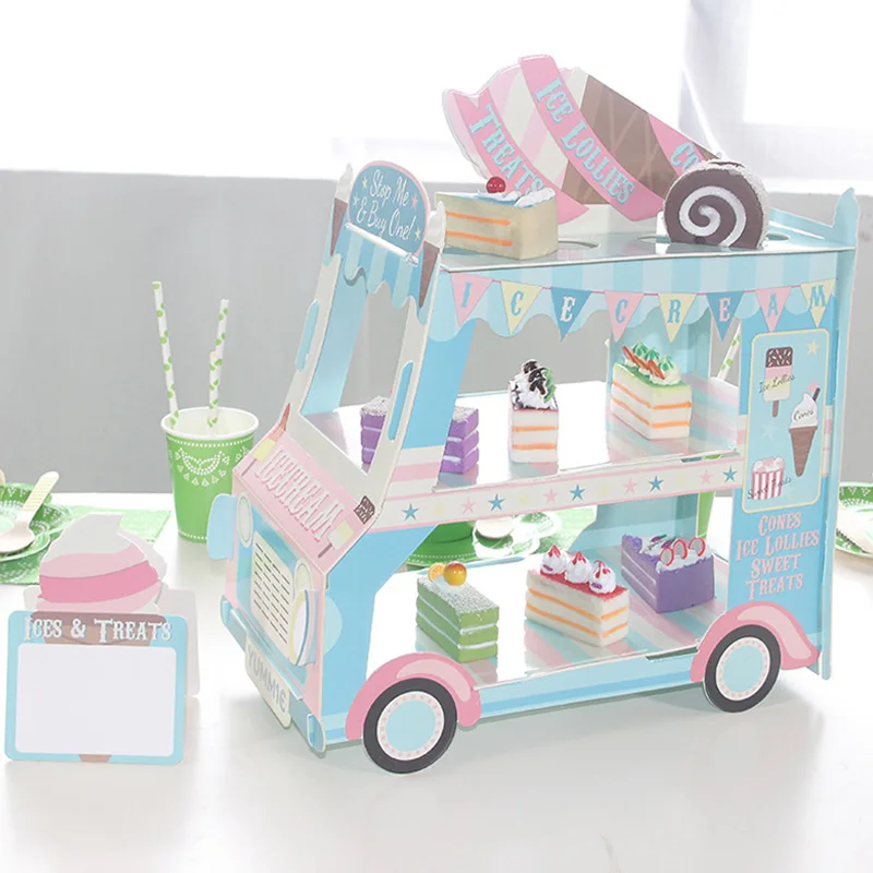 Ice Cream Van Stand Cars Blue Display Stand For Cupcakes Candy Sweets For Boys Birthday Decoration Cupcake Holder Sugarcrafts
Ice Cream Van Stand Cars Blue Display Stand For Cupcakes Candy Sweets For Boys Birthday Decoration Cupcake Holder Sugarcrafts