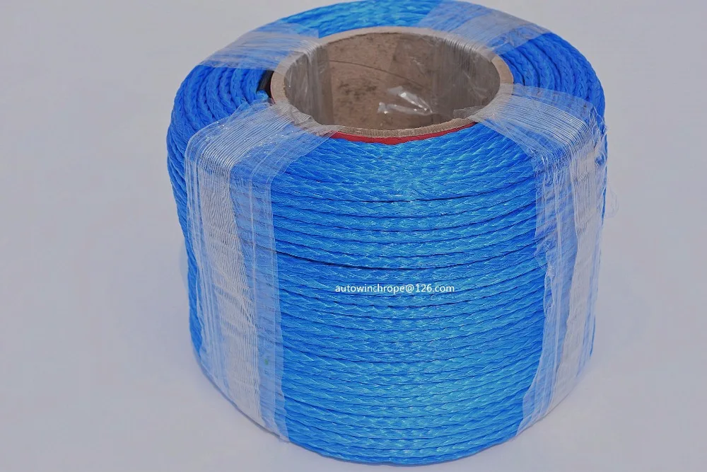 Blue 6mm*100m 12 Strand Synthetic Winch Rope,ATV Winch Line,12 Plait UHMWPE Rope,Off-Road Rope
Blue 6mm*100m 12 Strand Synthetic Winch Rope,ATV Winch Line,12 Plait UHMWPE Rope,Off-Road Rope