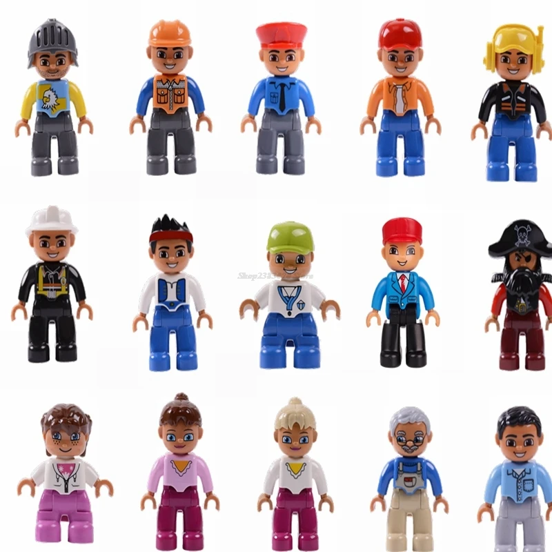 Legoing Duplo Blocks Toys Figures Family Member Worker Police Animals Train Figure Building Blocks Baby Kids Gifts Legoings Doll
Legoing Duplo Blocks Toys Figures Family Member Worker Police Animals Train Figure Building Blocks Baby Kids Gifts Legoings Doll
