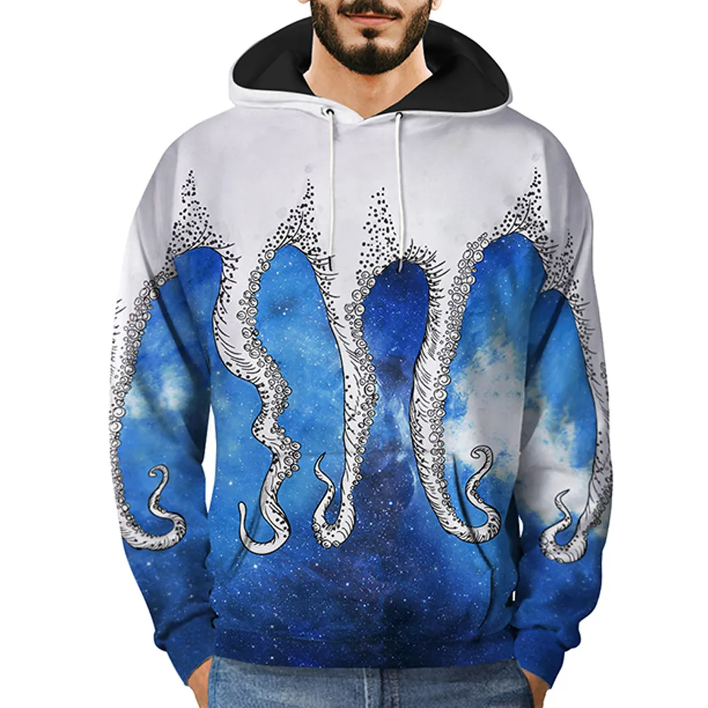 Men 3D Printed Male Sweatshirts Octopus Pullovers Long Sleeve Hooded Sweatshirt Tops Blouse Brand Hoodies Moletom
Men 3D Printed Male Sweatshirts Octopus Pullovers Long Sleeve Hooded Sweatshirt Tops Blouse Brand Hoodies Moletom