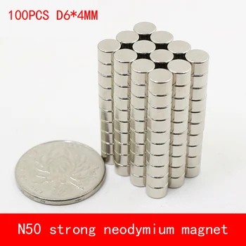 wholesale 50PCS D6*4mm cylinder N50 Strong magnetic force rare earth Neodymium magnet diameter 6X4MM
wholesale 50PCS D6*4mm cylinder N50 Strong magnetic force rare earth Neodymium magnet diameter 6X4MM