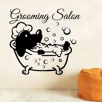 Grooming Salon Wall Decal Dog Bathroom Bathe Stickers Pet Shop Home Decor
Grooming Salon Wall Decal Dog Bathroom Bathe Stickers Pet Shop Home Decor