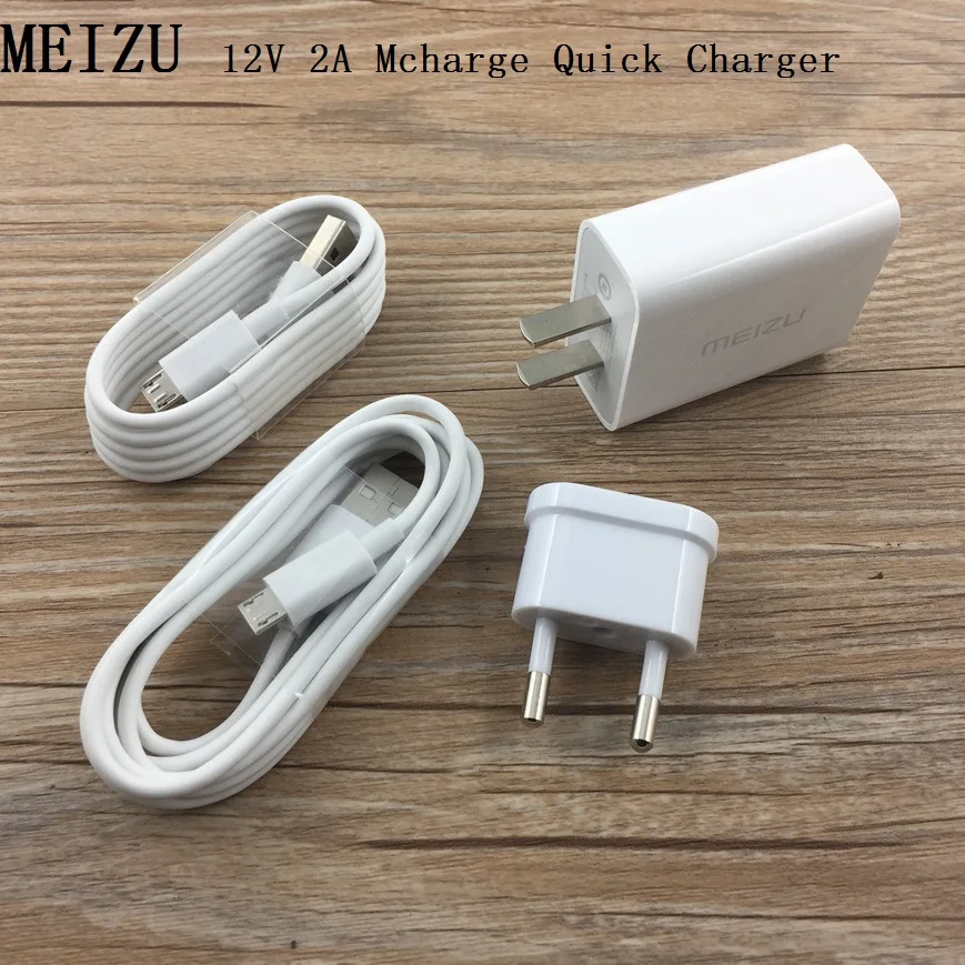 Original 12V 2A Mcharge Charger Adapter Micro USB Cable Quick charge For MEIZU MX3/MX4 Pro/MX5/MX5E/M3/M3S/M5/Note 3 5 6/U10/U20
Original 12V 2A Mcharge Charger Adapter Micro USB Cable Quick charge For MEIZU MX3/MX4 Pro/MX5/MX5E/M3/M3S/M5/Note 3 5 6/U10/U20