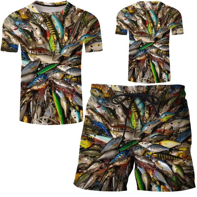 2019 summer beach fish group 3D printing t-shirt beach board short shorts suit casual t-shirt swimshorts men male large size 6XL
2019 summer beach fish group 3D printing t-shirt beach board short shorts suit casual t-shirt swimshorts men male large size 6XL