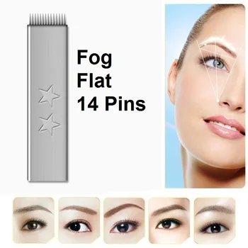 200pcs Permanent 3D Eyebrow Tattoo Needle/Pin Microblades Fog Flat 14 Pins Tattoo Blade for Tattoo Gun Machine Free Ship
200pcs Permanent 3D Eyebrow Tattoo Needle/Pin Microblades Fog Flat 14 Pins Tattoo Blade for Tattoo Gun Machine Free Ship