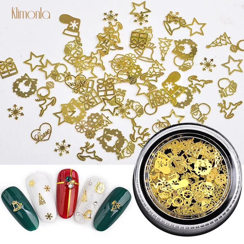 1 Bottle Gold Nail Sequins Christmas Snowflake Nail Metal Flakes Mix Design Ultra-thin Nail Art Decorations Manicure Tools
1 Bottle Gold Nail Sequins Christmas Snowflake Nail Metal Flakes Mix Design Ultra-thin Nail Art Decorations Manicure Tools