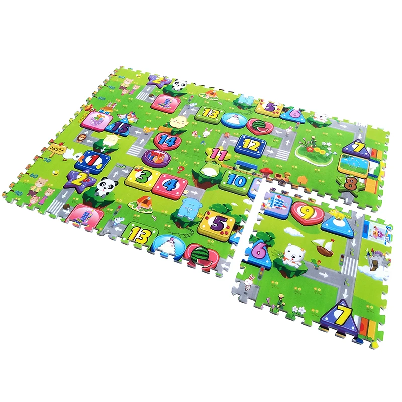 6pcs/set 60*60*2cm Puzzle Mat Toys Interlocking Rug Carpet Mat Baby Crawling Play Mat Floor EVA Foam Carpet for Children
6pcs/set 60*60*2cm Puzzle Mat Toys Interlocking Rug Carpet Mat Baby Crawling Play Mat Floor EVA Foam Carpet for Children