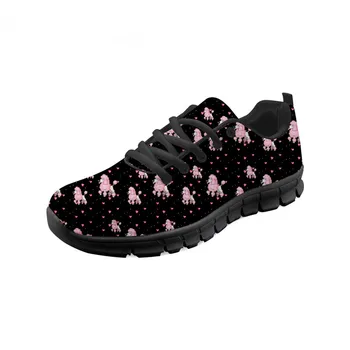 ThiKin Women's Spring Flats Poodle Printing Mesh Shoes Ladies Comfortable Sneakers for Females Lace-up Flat Shoes Footwear
ThiKin Women's Spring Flats Poodle Printing Mesh Shoes Ladies Comfortable Sneakers for Females Lace-up Flat Shoes Footwear