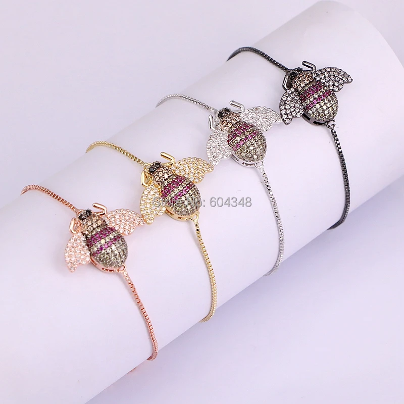 5PCS ZYZ182-0312 Micro Pave CZ Bracelet Femme Slider Chain Charm Insect Connector Bracelets Women Jewelry
5PCS ZYZ182-0312 Micro Pave CZ Bracelet Femme Slider Chain Charm Insect Connector Bracelets Women Jewelry