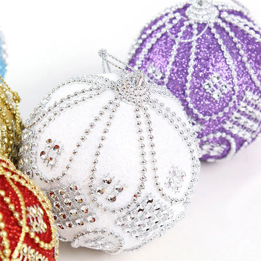 New Christmas Ball 1PC 8CM Rhinestone Glitter Baubles Balls Xmas Tree Ornament Decoration Foam Christmas Decoration 32
New Christmas Ball 1PC 8CM Rhinestone Glitter Baubles Balls Xmas Tree Ornament Decoration Foam Christmas Decoration 32