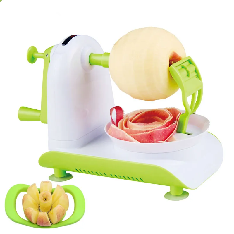 Fashion Cool New Apple Peeler Multi-function Handle Stainless Steel Rotating Fruit Peeler Kitchen Utensils To Send Fruit
Fashion Cool New Apple Peeler Multi-function Handle Stainless Steel Rotating Fruit Peeler Kitchen Utensils To Send Fruit