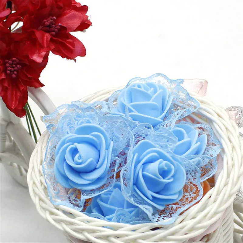 VINAMIT 10pieces Foam Lace Rose Artificial Flower For Wedding Decoration DIY Decorative Wreath Fake Flowers
VINAMIT 10pieces Foam Lace Rose Artificial Flower For Wedding Decoration DIY Decorative Wreath Fake Flowers