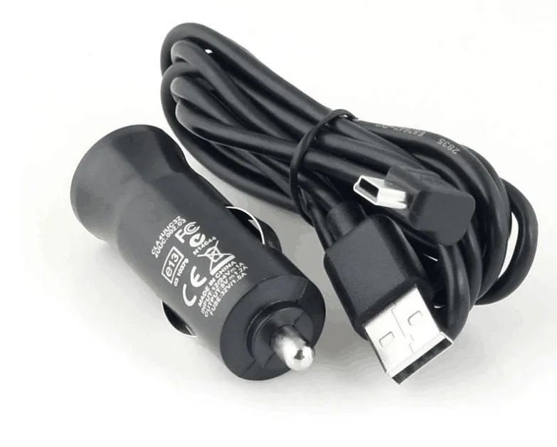 Запасное автомобильное зарядное устройство и мини USB-кабель для Tomtom TomTom GO LIVE 540 740
