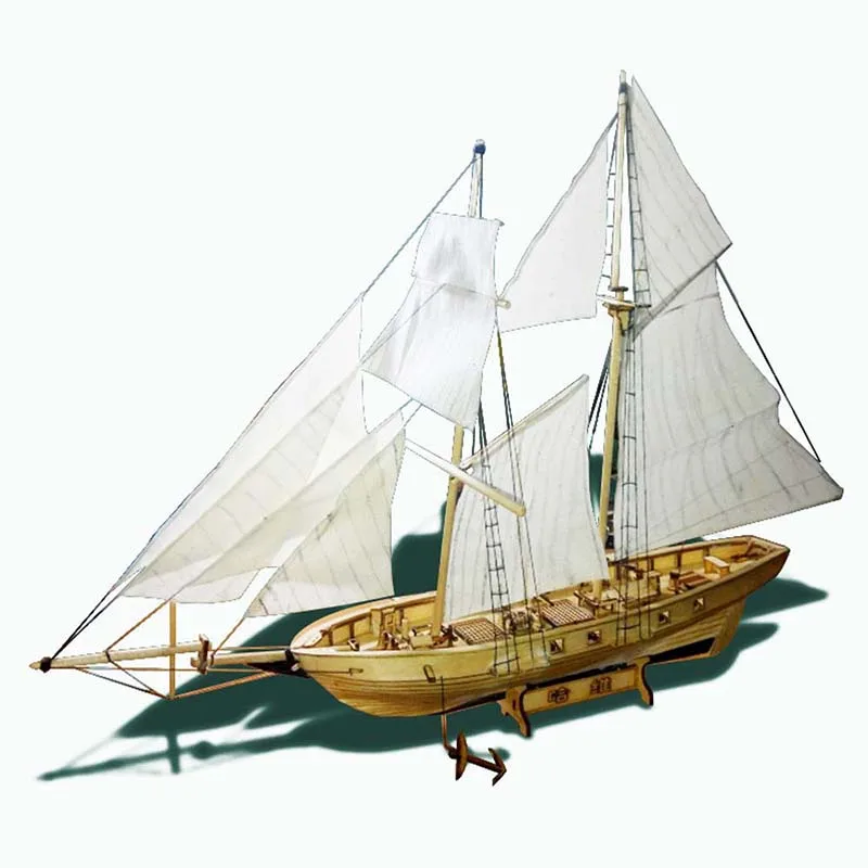 Jigsaw Model Scale 1/130 Wooden Antique Sail Classic Boat Model Kits Assembly Ship Model Intelligence Toy for Kid and Children
Jigsaw Model Scale 1/130 Wooden Antique Sail Classic Boat Model Kits Assembly Ship Model Intelligence Toy for Kid and Children