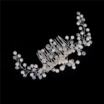 Bride Bridal Hair Combs Pin Wedding Headwear Pearl Wome Hair Accessories Women Girl Headpiece Headdress Head Decoration
Bride Bridal Hair Combs Pin Wedding Headwear Pearl Wome Hair Accessories Women Girl Headpiece Headdress Head Decoration