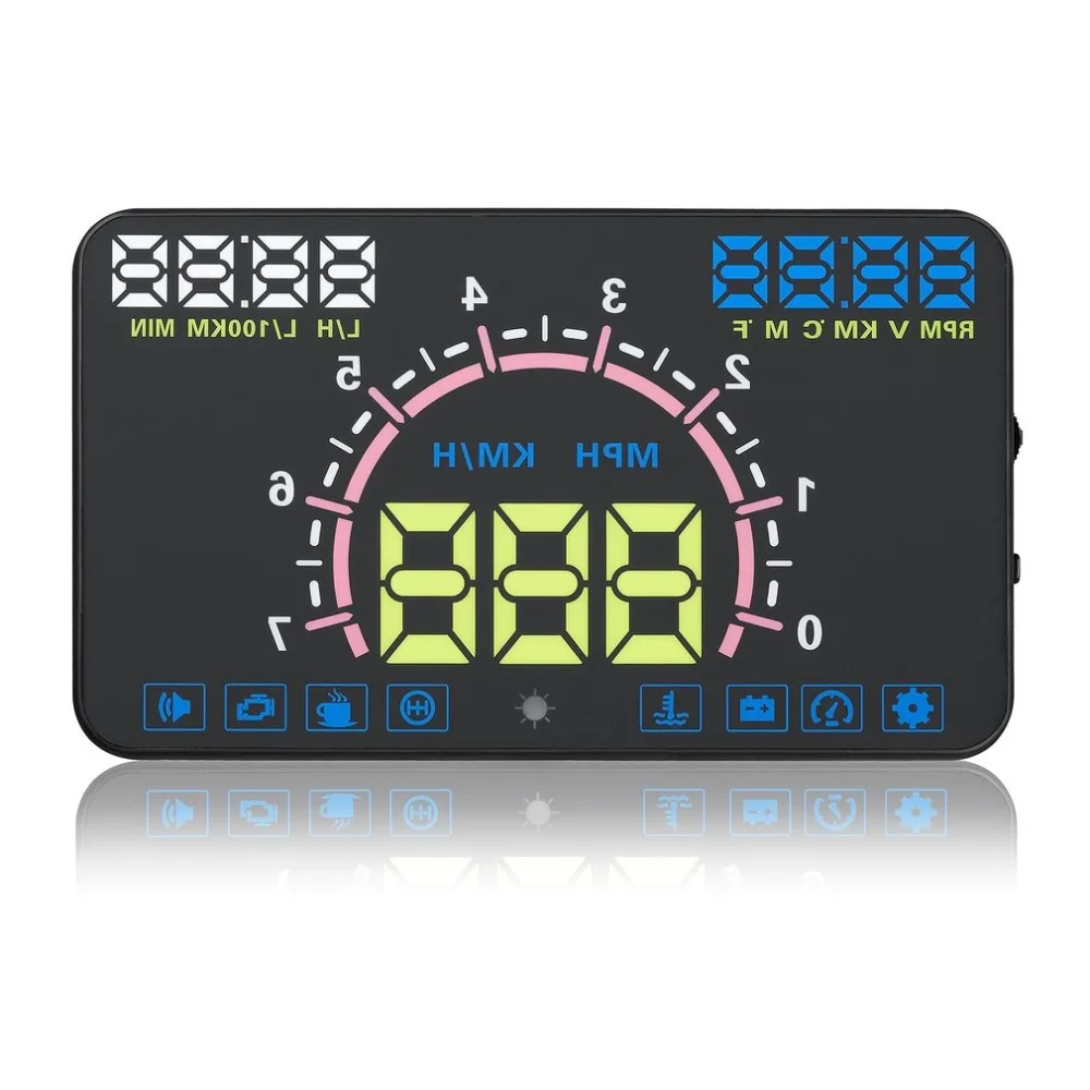 5.8-Inch OBD II Universal Hud Head Up Display Windshield Projector Hud Projector OBD2 EUOBD Car Driving Speed Meter
5.8-Inch OBD II Universal Hud Head Up Display Windshield Projector Hud Projector OBD2 EUOBD Car Driving Speed Meter