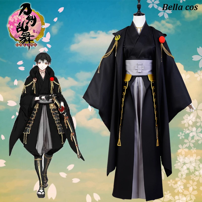 Touken Ranbu Online Tsurumaru Kuninaga cosplay costume black kimono wear uniform Carnival Masquerade Anime party outfits cos
Touken Ranbu Online Tsurumaru Kuninaga cosplay costume black kimono wear uniform Carnival Masquerade Anime party outfits cos